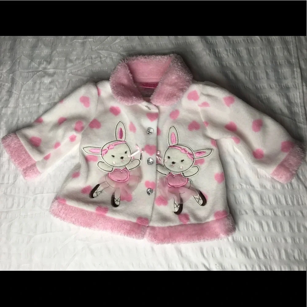 JUICY COUTURE One Piece YOUNG Hearts Sweater 0-3M